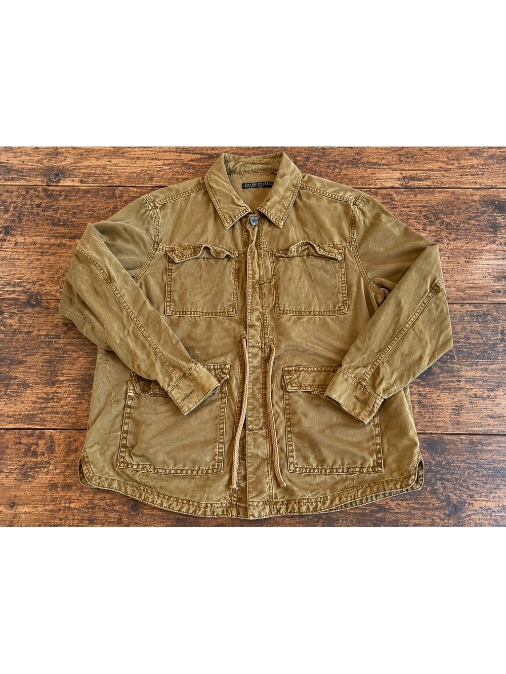 Cotton On Women’s Size 2 Brown Khaki Utility Field Jacket Military Safari Y2K